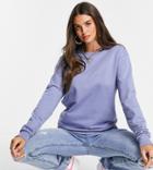 Asos Design Tall Ultimate Sweatshirt In Blue-blues