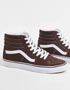 Vans Sk8-hi Sneakers In Burgundy-brown