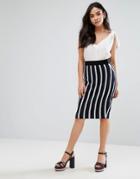 The English Factory Striped Skirt - Multi