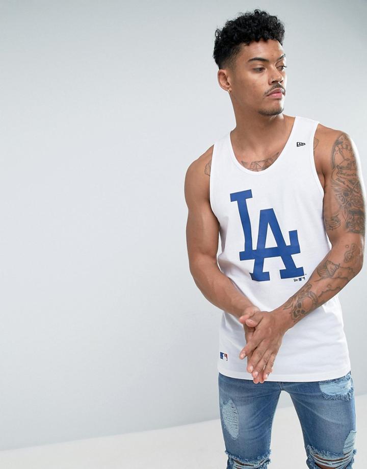 New Era L.a Dodgers Tank - White