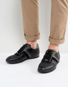 Boss Green By Hugo Boss Leather And Rubber Sneakers Black - Black