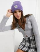 Bershka Waffle Long Sleeve Top In Gray-grey