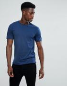 Only & Sons T-shirt In Organic Cotton - Navy