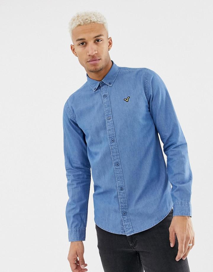 Voi Jeans Shirt In Denim Blue - Blue