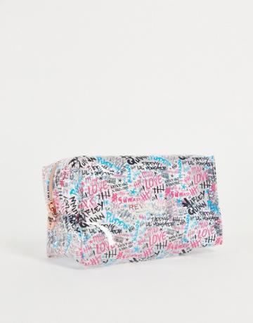 Revolution X Dc Comics Harley Quinn Puddin' Makeup Bag-no Color