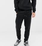 Another Influence Tall Quilted Panel Slim Fit Sweatpants-black