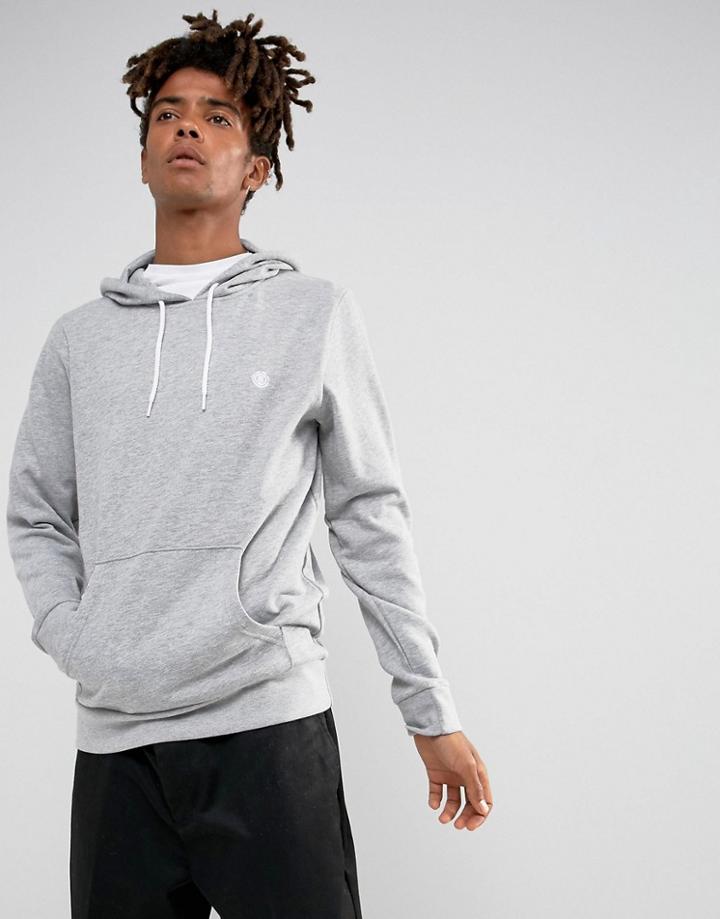 Element Cornell Logo Hoodie In Gray - Gray