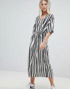 Weekday Stripe Shirt Dress - Multi