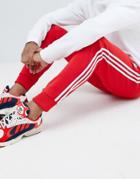Adidas Originals Superstar Joggers In Red Dh5837 - Red