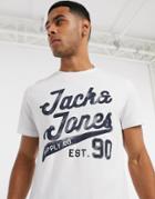 Jack & Jones Originals Big Logo T-shirt-white