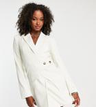 4th & Reckless Tall Tailored Panel Detail Blazer Dress In Ecru-neutral