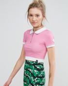 Illustrated People Polo T-shirt - Pink