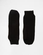 Pieces Knitted Mittens - Black