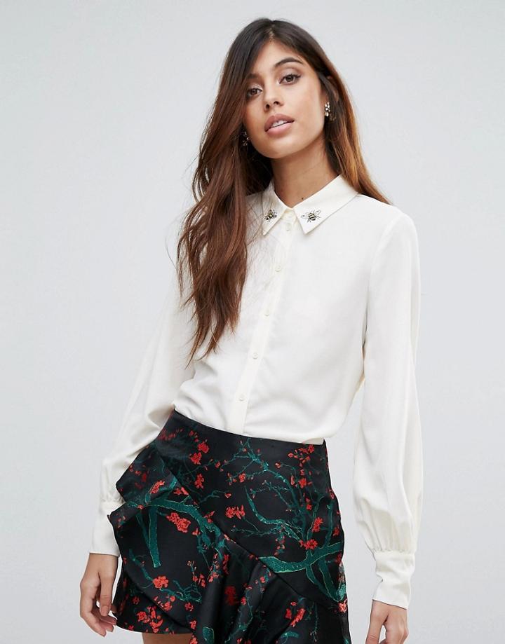 Vero Moda Bumble Bee Shirt - White