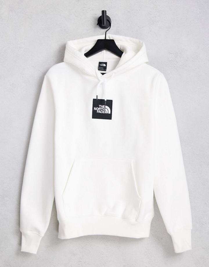 The North Face Heavyweight Box Logo Hoodie In White
