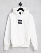 The North Face Heavyweight Box Logo Hoodie In White