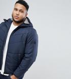 Only & Sons Plus Quilted Jacket - Navy