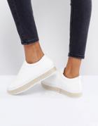 Truffle Espadrille Sneakers - White