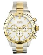 Hugo Boss Gold Detail Chronograph Stainless Steel Watch 1512960