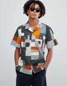 Wood Wood Jayden Patch Print Shirt - Gray