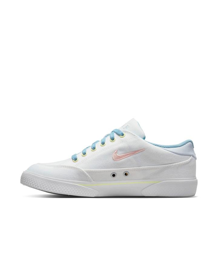 Nike Gts '97 Canvas Sneakers In White/boarder Blue