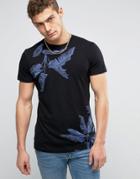 Diesel T-diego-mn Palm T-shirt - Black