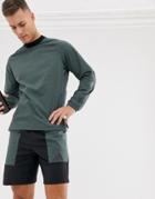 Adidas Training Pack Woven Sweatshirt In Black - Black
