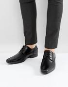 New Look Lace Up Shoe In Black - Black