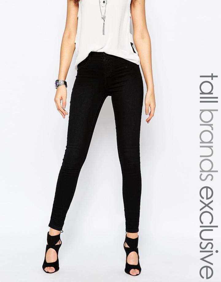 Noisy May Tall Black Paris Jegging - Black