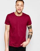Solid Crew Neck T-shirt - Red