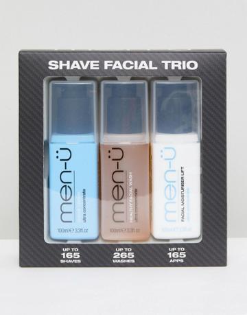 Men-u Shave Facial Trio - Clear