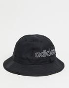 Adidas Originals Unisex Bell Bucket Hat In Black