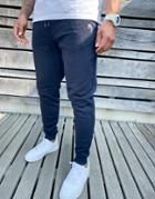 River Island Slim Fit Jogger In Navy