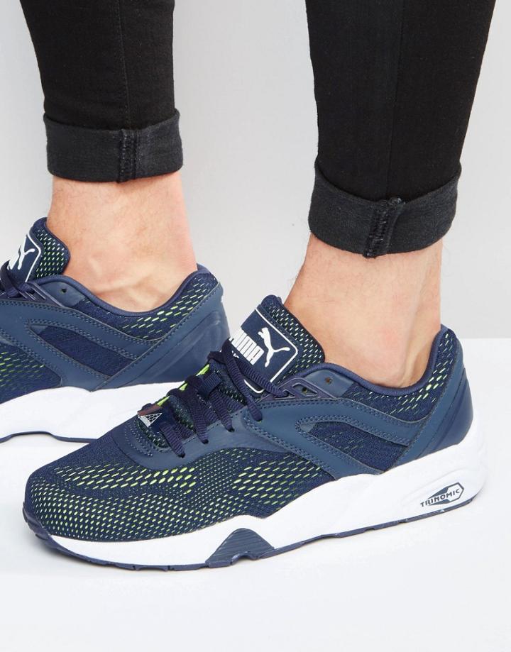 Puma R698 Bonded Sneakers - Blue