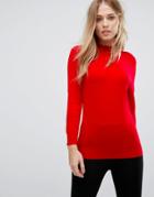 Warehouse Funnel Neck Sweater - Red