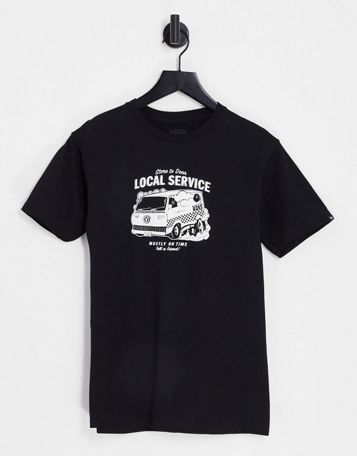 Vans Rackin Em Up T-shirt In Black