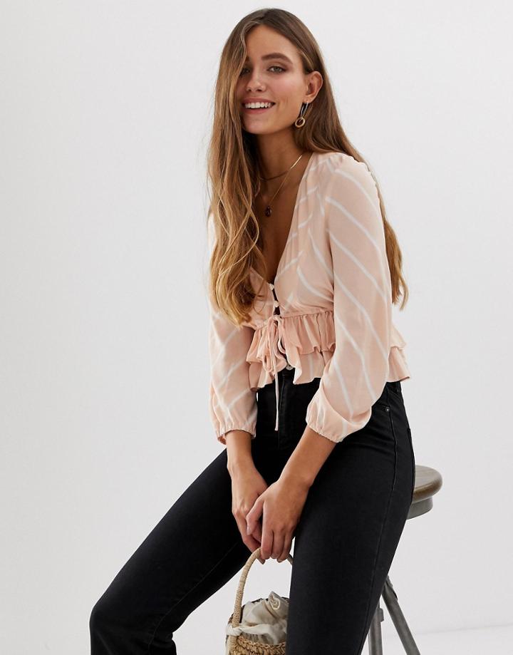 Free People Samifran Long Sleeve Top
