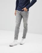 Celio Slim Fit Jeans In Gray Wash - Gray
