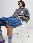 Fairplay Milton Oversized Hoodie In Gray - Gray