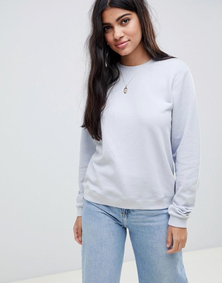 Asos Design Ultimate Sweat In Blue - Blue