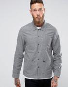 Lee Worker Overshirt Jacket Grey Melange - Gray