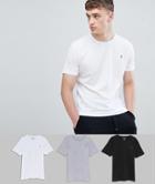 Farah Merion 3 Pack Lounge T-shirts - Navy