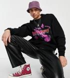 Reclaimed Vintage Inspired Unisex Licensed Jimi Hendrix Sweatshirt In Black