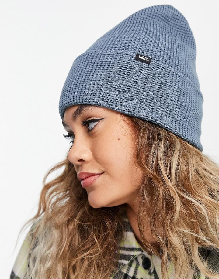 Vans Waffle Beanie In Blue Mirage