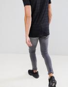 Mennace Gray Super-skinny Cordoza Jeans - Gray
