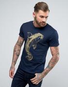 Nudie Jeans Co Anders Cod Indigo T-shirt - Navy