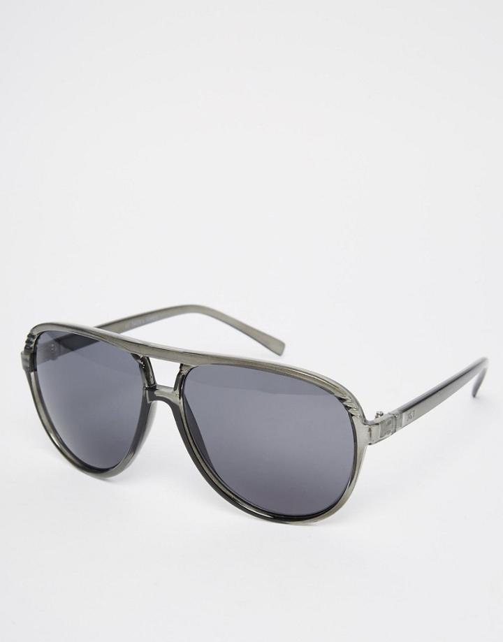 Jack & Jones Aviator Sunglasses - Gray