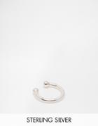Fashionology Sterling Silver Nose Cuff - Sterling Silver