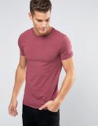 Asos Muscle T-shirt In Red - Red