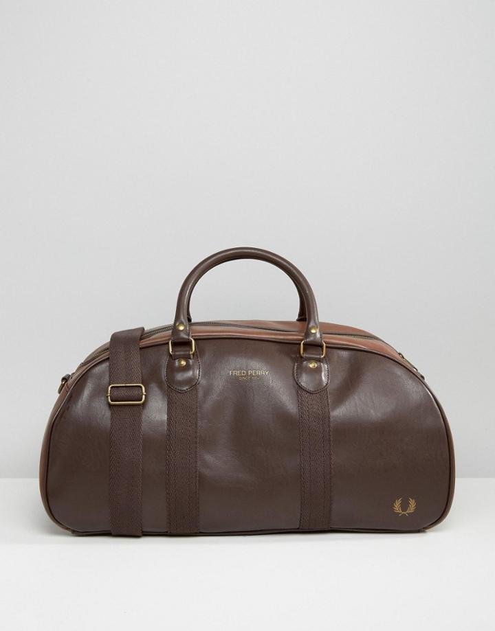 Fred Perry Authentic Carryall In Brown - Brown